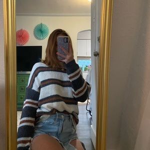 Striped American Eagle Sweater